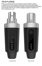 Загрузить изображение в средство просмотра галереи, D Debra Audio M-04 Wireless Audio Transceiver System, Plug And Play Mini Wireless Microphone System for Karaoke, Wedding, DJ, Speech, Party, 164FT
