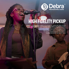 Load image into Gallery viewer, D Debra CDS-25 Wired Dynamic Microphone, Cardioid Dynamic Vocal Handheld Mic with XLR Interface Mic Clips, Suited for Speakers, Karaoke Singing Machine, Amp, Mixer Audio
