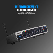 Cargar imagen en el visor de la galería, D Debra Audio E02U UHF Dual Channel Wireless Microphone System  For Karaoke
