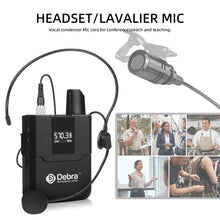 Laden Sie das Bild in den Galerie-Viewer, D Debra Audio UM304 Pro 4-Channel UHF Wireless Microphone System，260ft Range, ID Lock, Auto Frequency, idea for Stage Conference Interview Home Karaoke Wedding Conference Speech
