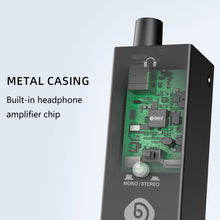 Load image into Gallery viewer, D Debra Audio EMPS Stereo Monitor Headphone Amplifier, Portable Audio Adapter with TRS/XLR Mixed Input,  3.5mm Output, Plug and Play for Android/iOS/PC/Mac
