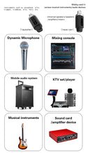 Загрузить изображение в средство просмотра галереи, D Debra Audio M-04 Wireless Audio Transceiver System, Plug And Play Mini Wireless Microphone System for Karaoke, Wedding, DJ, Speech, Party, 164FT
