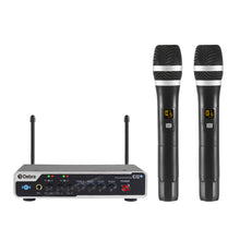 Cargar imagen en el visor de la galería, D Debra Audio E02U UHF Dual Channel Wireless Microphone System  For Karaoke
