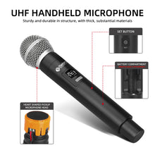 Laden Sie das Bild in den Galerie-Viewer, D Debra Audio UM304 Pro 4-Channel UHF Wireless Microphone System，260ft Range, ID Lock, Auto Frequency, idea for Stage Conference Interview Home Karaoke Wedding Conference Speech
