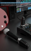 Загрузить изображение в средство просмотра галереи, D Debra Audio M-04 Wireless Audio Transceiver System, Plug And Play Mini Wireless Microphone System for Karaoke, Wedding, DJ, Speech, Party, 164FT
