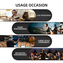 Laden Sie das Bild in den Galerie-Viewer, D Debra Audio UM304 Pro 4-Channel UHF Wireless Microphone System，260ft Range, ID Lock, Auto Frequency, idea for Stage Conference Interview Home Karaoke Wedding Conference Speech
