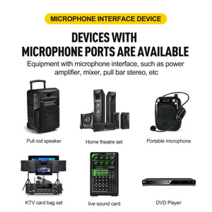 Wireless Microphone System D Debra Audio PU-12H with UHF Cordless Dynamic Handheld Microphone