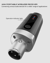 Загрузить изображение в средство просмотра галереи, D Debra Audio M-04 Wireless Audio Transceiver System, Plug And Play Mini Wireless Microphone System for Karaoke, Wedding, DJ, Speech, Party, 164FT
