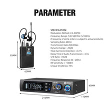 Загрузить изображение в средство просмотра галереи, D Debra Audio PRO ER-102 UHF IEM Mono Wireless In-Ear Monitor System with Monitoring Type for Stage, Band, Recording Studio,Guitar, Live Performance
