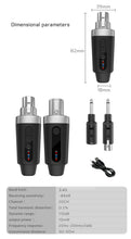 Загрузить изображение в средство просмотра галереи, D Debra Audio M-04 Wireless Audio Transceiver System, Plug And Play Mini Wireless Microphone System for Karaoke, Wedding, DJ, Speech, Party, 164FT
