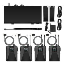 Load image into Gallery viewer, D Debra Audio PRO ST-102/ ST-202 UHF Stereo Wireless In-Ear Monitor System with Monitoring Type for Stage, Receiver for Studio, Guitar, Band Performance, Live Performance
