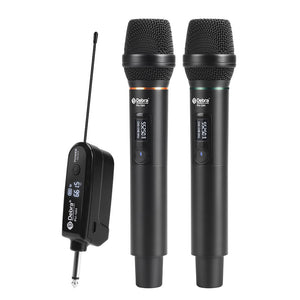 Debra Wireless Microphone PU-12H,UHF Cordless Handheld Dynamic Karaoke for Karaoke Singing with Rechargeable Receiver for Karaoke Machine,Wedding, DJ, Party, Speech, Church, Class Use, 50M