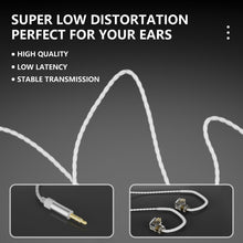 Laden Sie das Bild in den Galerie-Viewer, D Debra IE-210 Wired Earphones - HiFi In-Ear Earbuds – Professional Noise Isolating Ear Buds - Clear Sound, Deep Bass &amp; Comfort-Fit IEM Earphones - 3.5mm, Gold-Plated Cord, Carrying Case
