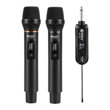 Laden Sie das Bild in den Galerie-Viewer, Wireless Microphone System D Debra Audio PU-12H with UHF Cordless Dynamic Handheld Microphone
