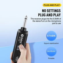 Load image into Gallery viewer, Wireless Microphone System D Debra Audio PU-12H with UHF Cordless Dynamic Handheld Microphone
