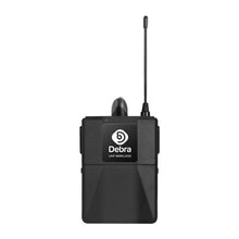 Laden Sie das Bild in den Galerie-Viewer, D Debra Audio AU200 Pro UHF 2 Channel Wireless Microphone System with Cordless Handheld Lavalier Headset Mics, Metal Receiver, Ideal for Karaoke Church Party

