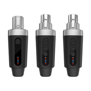 D Debra Audio M-04 Wireless Audio Transceiver System, Plug And Play Mini Wireless Microphone System for Karaoke, Wedding, DJ, Speech, Party, 164FT