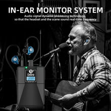 Загрузить изображение в средство просмотра галереи, D Debra Audio PRO ER-202 UHF Dual Channel Wireless In-Ear Monitor System with Monitoring Type for Stage, Receiver, Studio, Guitar, Band Performance
