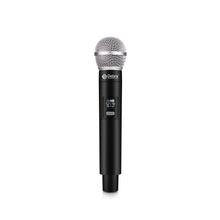 Laden Sie das Bild in den Galerie-Viewer, Wireless Microphone System D Debra UHF UBR-102 with Dual Cordless Mics, 260ft Range, Suitable for Church, Lectures, Karaoke, Weddings, DJ, and Bars
