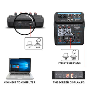 The D Debra M4/M6 mixer audio is a multi-purpose mixer