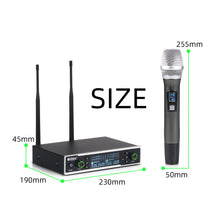 Load image into Gallery viewer, D Debra Audio R202 Professional 2x100 Channels UHF Wireless Handheld Microphone System, Ideal for Karaoke Church Party
