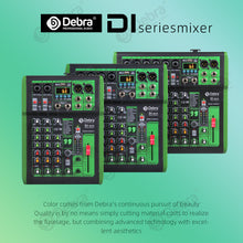 Load image into Gallery viewer, D Debra Audio DI-UX Series Professional Portable Recording Mixer Audio With USB 99 DSP Digital Effects For DJ Mixer Console Karaoke Recording Studio
