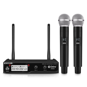 D Debra Audio VM302/VM304 VHF Wireless Microphone System With Handheld Mics