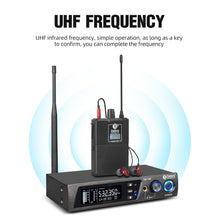 Load image into Gallery viewer, D Debra Audio PRO ER-102 UHF Dual Channel Wireless in Ear Monitor System
