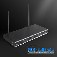 Load image into Gallery viewer, D Debra Audio D-440 !!!UHF 4-Channel Wireless Microphone System with 4 Cordless Mics, Home Karaoke KTV Set, Ideal for Party, Church, Weddings, Stage, DJ, Outdoor, 300 Ft
