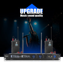 Загрузить изображение в средство просмотра галереи, D Debra Audio PRO ER-202 UHF Dual Channel Wireless in Ear Monitor System
