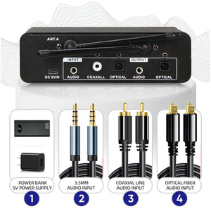 D Debra PRO X7 UHF Wireless Microphone System with Dual Handheld Mic Have Optical, Coaxial Input, Compatible with Active Speaker, TV, for Home Karaoke