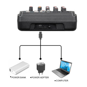 The D Debra M4/M6 mixer audio is a multi-purpose mixer