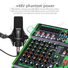 Load image into Gallery viewer, D Debra Audio DI-UX Series Professional Portable Recording Mixer Audio With USB 99 DSP Digital Effects For DJ Mixer Console Karaoke Recording Studio
