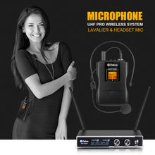 Carregar imagem no visualizador da galeria, D Debra Audio PRO D-220 UHF Wireless Dual Microphone Mic System With 2 Mics
