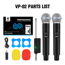 Load image into Gallery viewer, Wireless Microphone System D Debra Audio VP-04 with Cordless Dynamic Handheld Microphone
