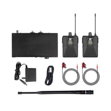 Laden Sie das Bild in den Galerie-Viewer, D Debra Audio PRO ER-102 UHF Dual Channel Wireless in Ear Monitor System
