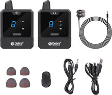 Load image into Gallery viewer, D Debra Audio PRO ER-Mini UHF Portable Wireless in-Ear Monitor System with Monitoring Type for Stage, Band, Recording Studio, Musicians, Monitoring
