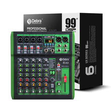 Load image into Gallery viewer, D Debra Audio DI-UX Series Professional Portable Recording Mixer Audio With USB 99 DSP Digital Effects For DJ Mixer Console Karaoke Recording Studio
