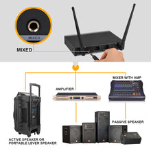 Carregar imagem no visualizador da galeria, D Debra Audio PRO D-220 UHF Wireless Dual Microphone Mic System With 2 Mics
