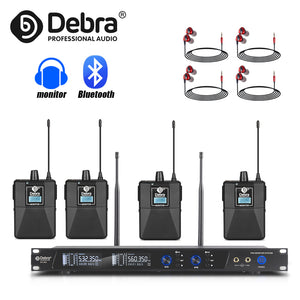 D Debra Audio PRO ER-202 UHF Dual Channel Wireless in Ear Monitor System